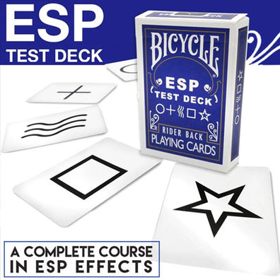 esp test deck tour de magie bicycle carte à jouer luxe